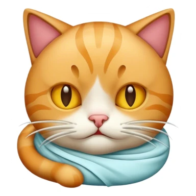 Vomiting cat sticker