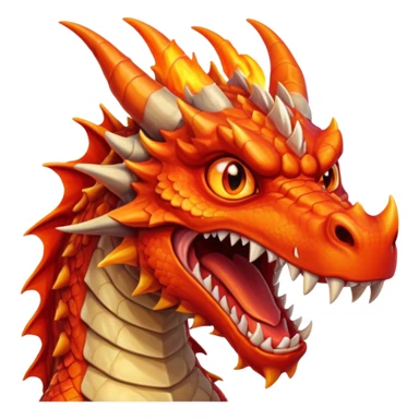 angry Dragon sticker