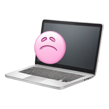 light pink laptop sticker