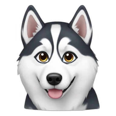 siberian-husky-cute sticker