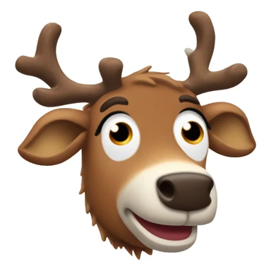 Rudolph  the red nosed reindeer sticker