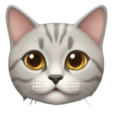 British short hair cat sticker