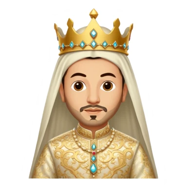 Robe mariage roi Mohammed VI sticker