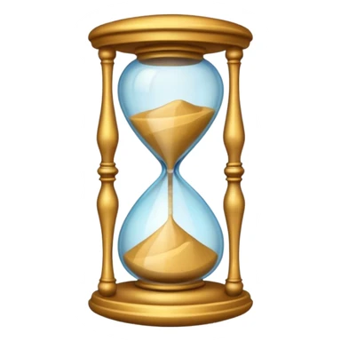 ancient colorful hourglass sticker