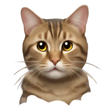Cat in poop sticker