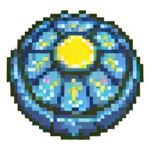 gime me an emoji of the fairy as a ball of light in zelda sticker