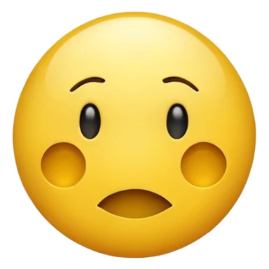 Nervous smiley face sticker