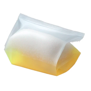 White Salt filling half of a small clear FLUORESCENT baggie with no face  sticker