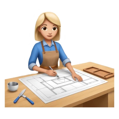 building and designing a new kitchen sticker