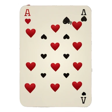 King of hearts card sticker