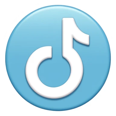 Logo tiktok comme sur app store sticker