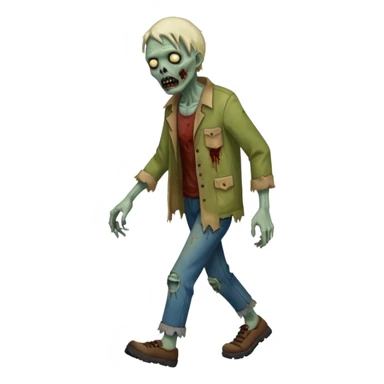 zombie movie sticker
