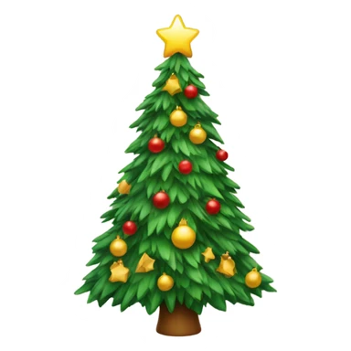 Merry Christmas tree sticker