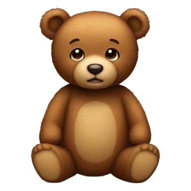 Teddy bear sticker