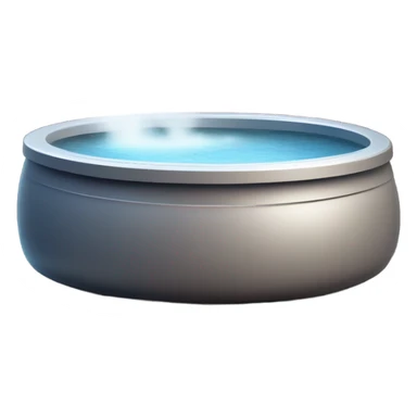 steaming hot tub sticker