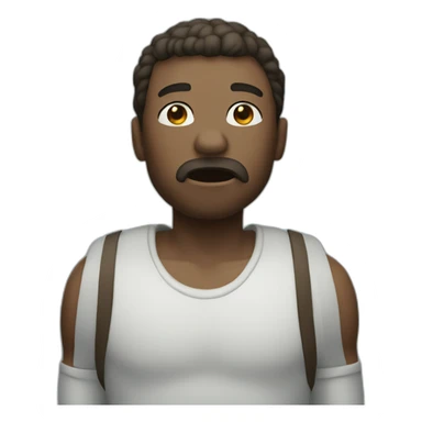 I cann't breathe guy sticker