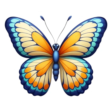 Butterfly sticker