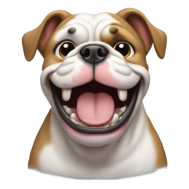 Happy Bulldog sticker