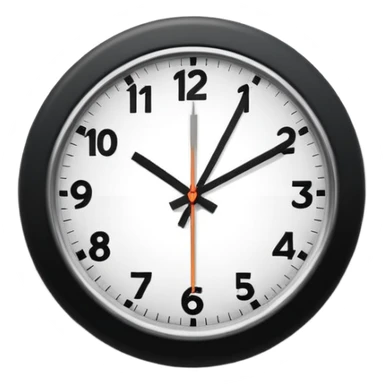 black shadow clock sticker