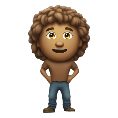 Giant on the earth sticker