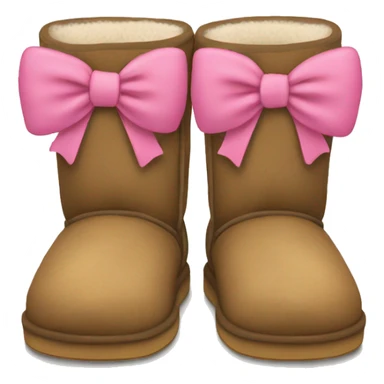 Uggs with bow sticker