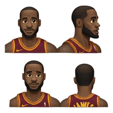 Lebron James etonné sticker