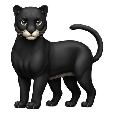 Black puma sticker