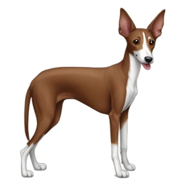 Podenco chocolate pies blancos sticker