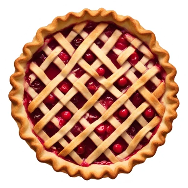 Cherry pie sticker