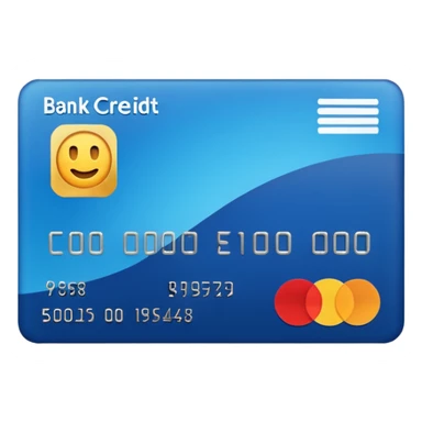 bank credit card sticker