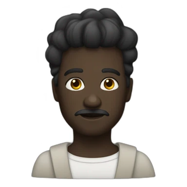 Esclave noir sticker