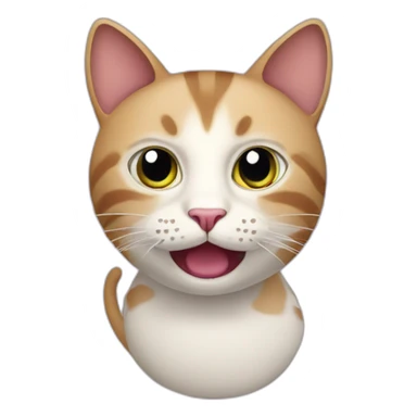 Cat with Aubergine  sticker