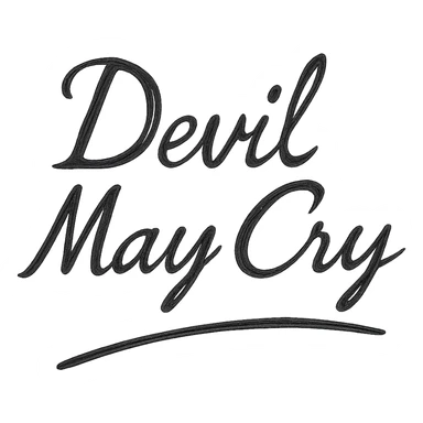Devil May Cry logo sticker