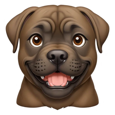 Cane corso smiling sticker