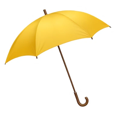 Yellow umbrella  sticker