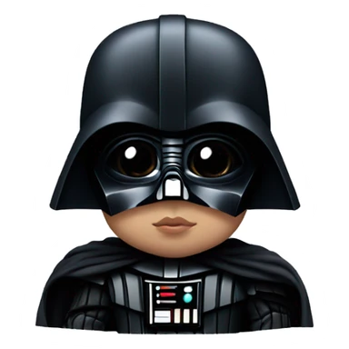 baby darth vader sticker