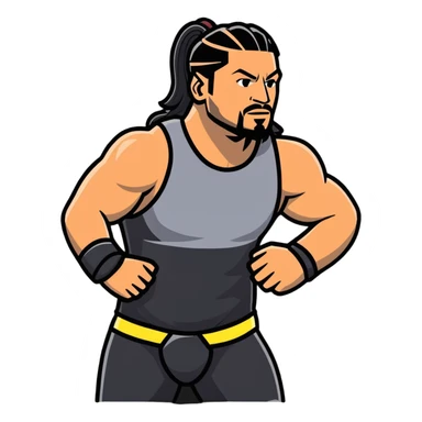 Roman Reigns WWE wrestler sticker