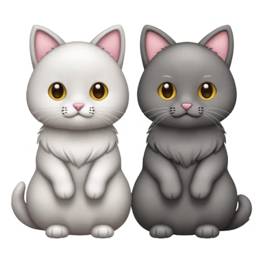 Gatinhos com laço  sticker