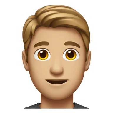 DoorDash driver male brown hair sticker