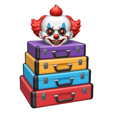 Stack of DVD horror movies sticker