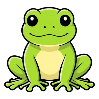 army frog sticker