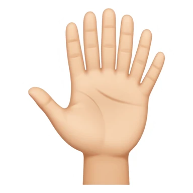 ok hand gesture with a light shadow sticker
