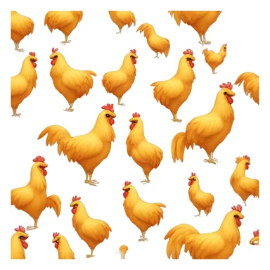 Pollo jirafa sticker