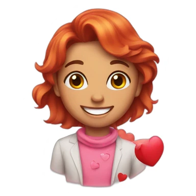 Happy valentines day sticker