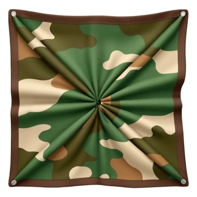 camouflage bandana sticker