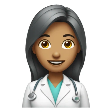 Young dentist woman sticker