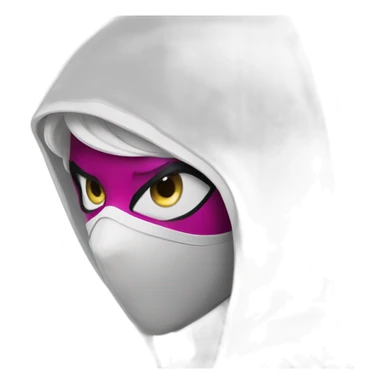 Spider Gwen wearing  a mask sticker