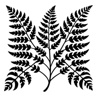 Fern Maori design.. sticker