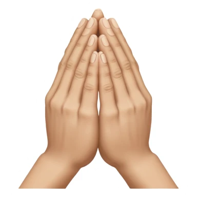 pray hands sticker