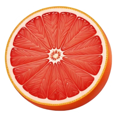 red grapefruit sticker